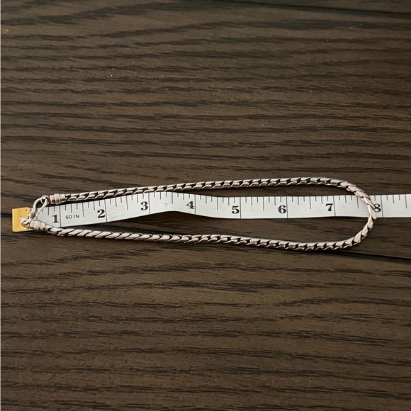 Elegant Bali 925 Women's Jewelry Set Necklace 16.25” Bracelet 7” - Picture 7 of 9